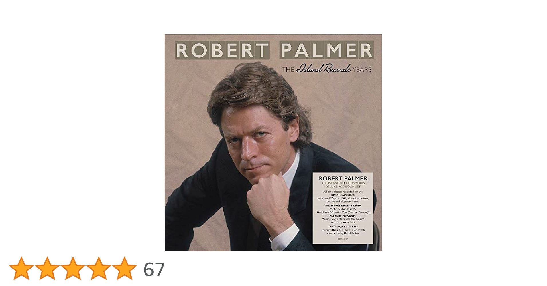 ロバート・パーマー　ROBERT PALMER 5CLASSIC ALBUMS ロバート・パーマー ROBERT PALMER 5CLASSIC ALBUMS Robert